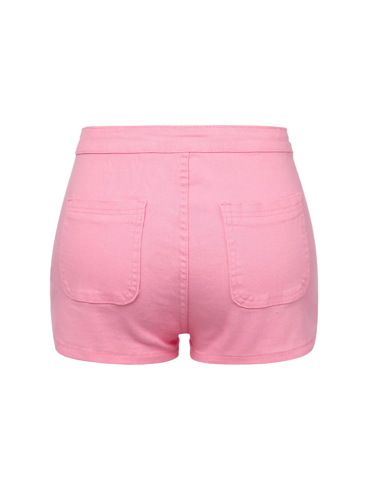 1960s Solid Colored Denim Shorts