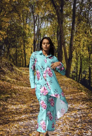AQUA CO-ORD SET