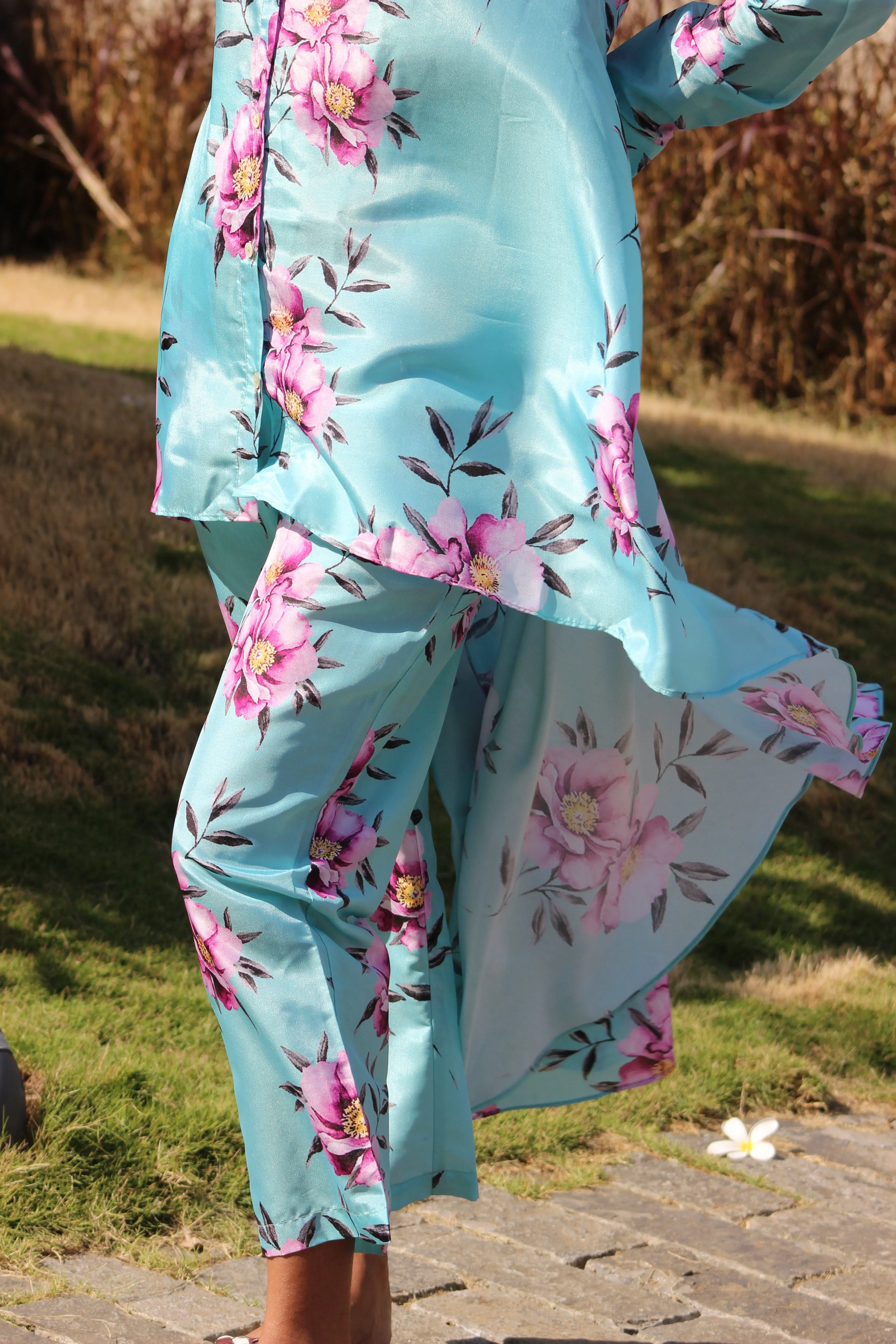 AQUA CO-ORD SET