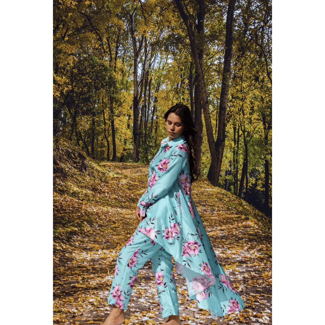 AQUA CO-ORD SET