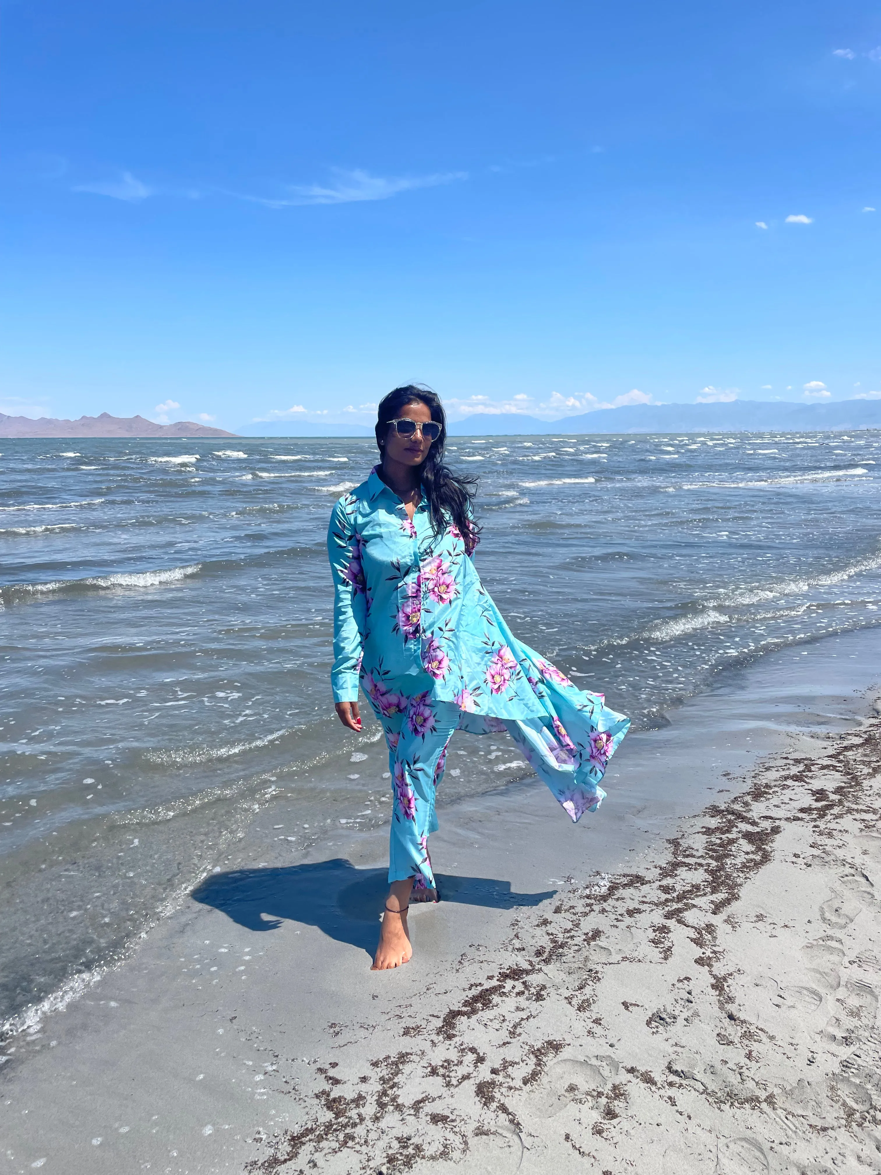 AQUA CO-ORD SET