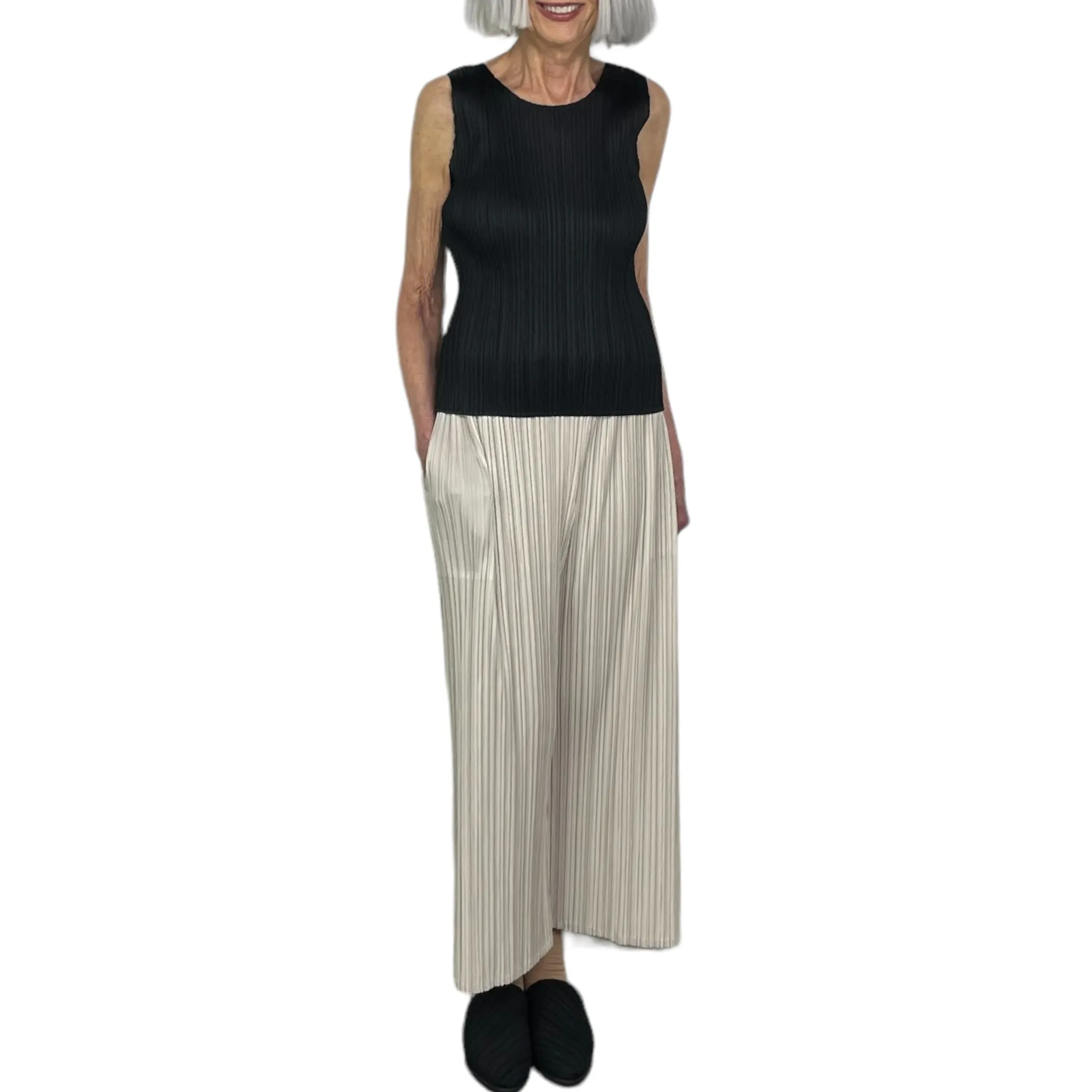 BASICS PLEAT TANK TOP