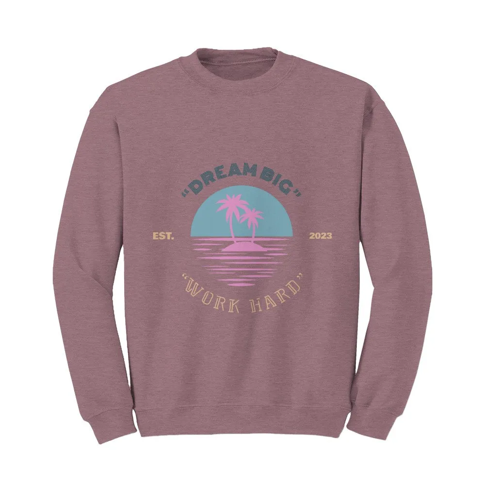 “Beach View” Oversized Sweat Shirt