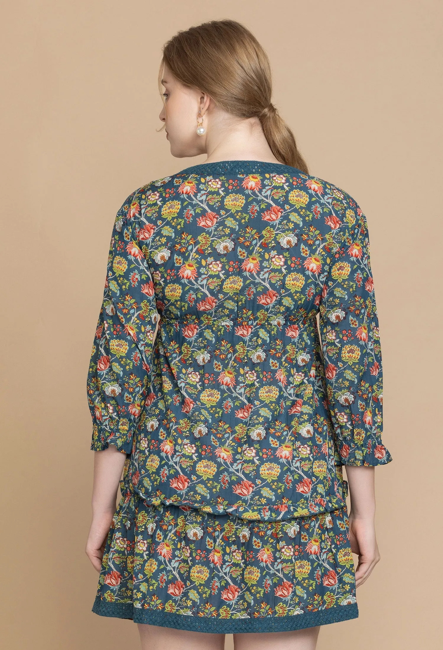Bohera Gloria V-Neck Drop Waist Dress