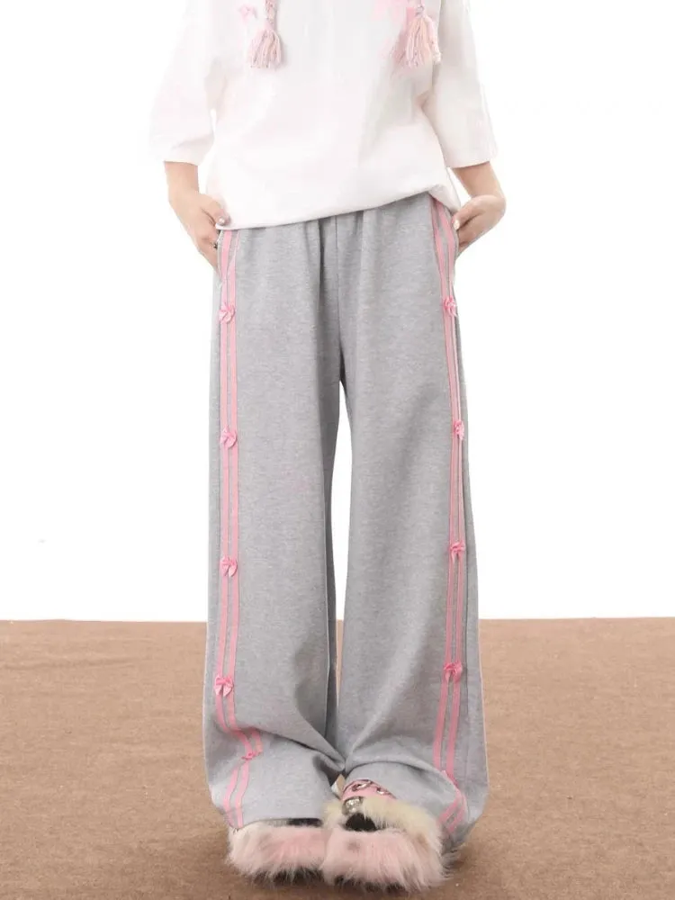 Bow Striped Joggers