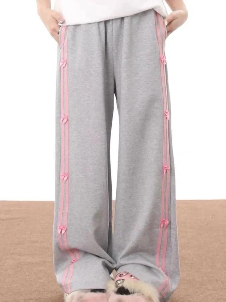 Bow Striped Joggers