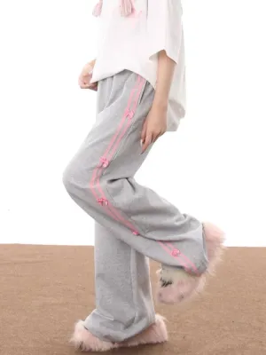 Bow Striped Joggers