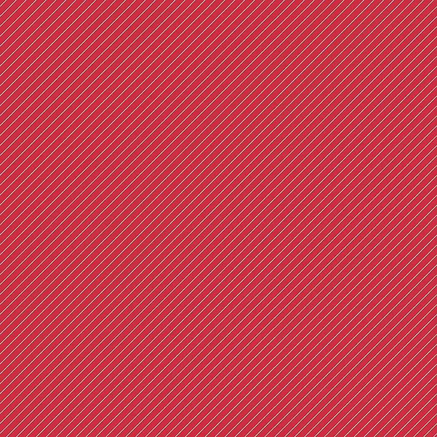 Cheerfully Red - Stripe Red
