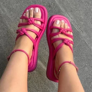 Comfy Candy Color Beach Sandals