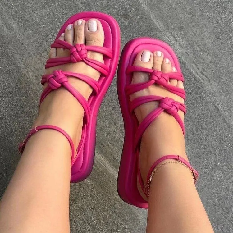Comfy Candy Color Beach Sandals