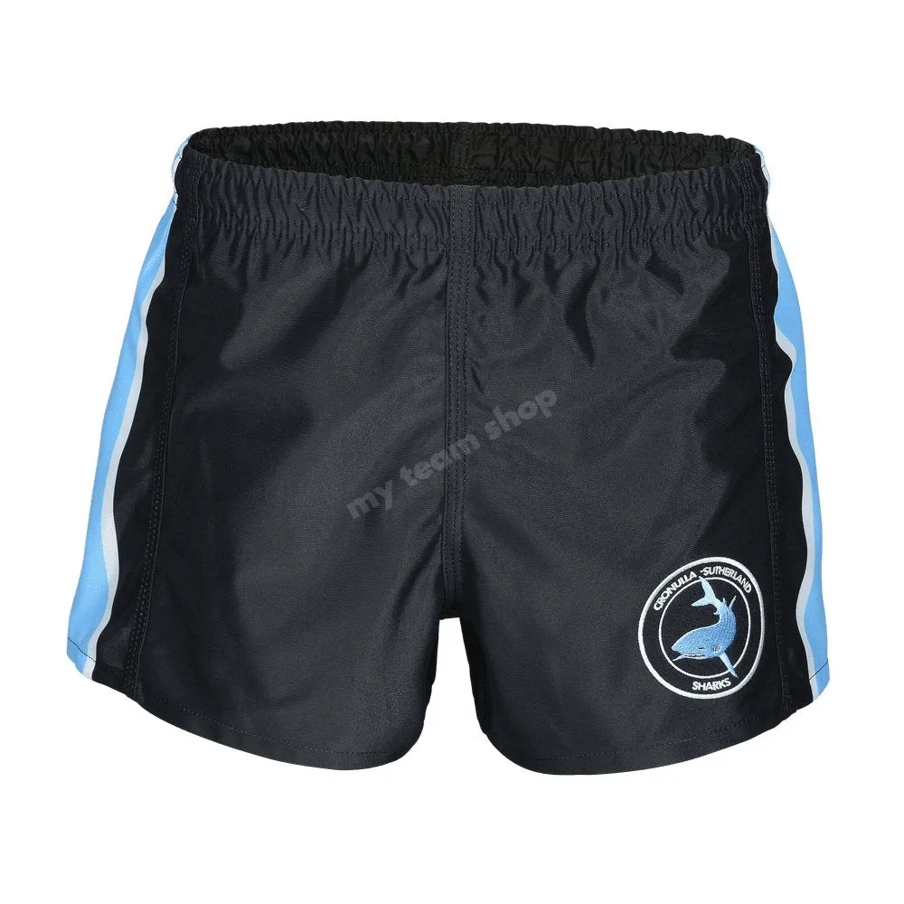 CRONULLA-SUTHERLAND SHARKS NRL RETRO SUPPORTER SHORTS