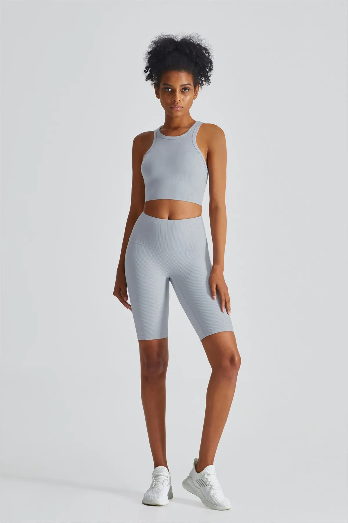 Cropped Racerback Tank Tops