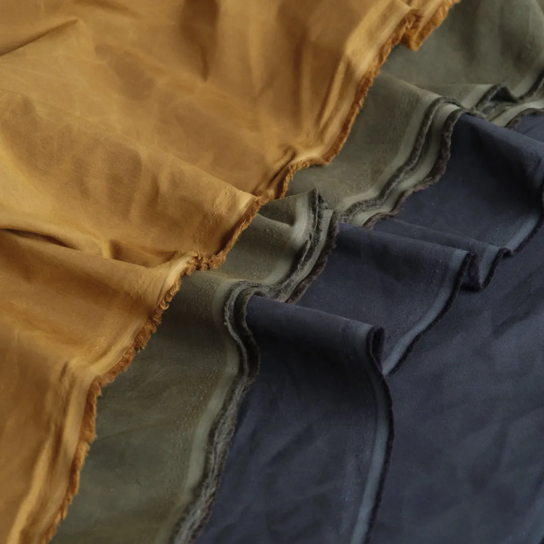 Deadstock Dry Waxed Poplin - Tobacco