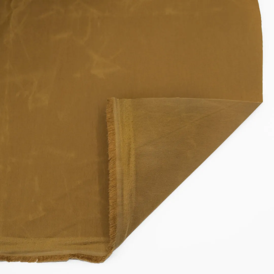 Deadstock Dry Waxed Poplin - Tobacco