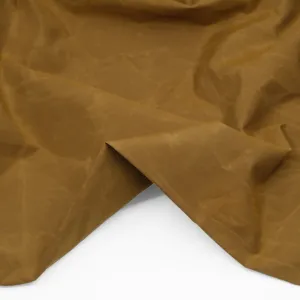 Deadstock Dry Waxed Poplin - Tobacco