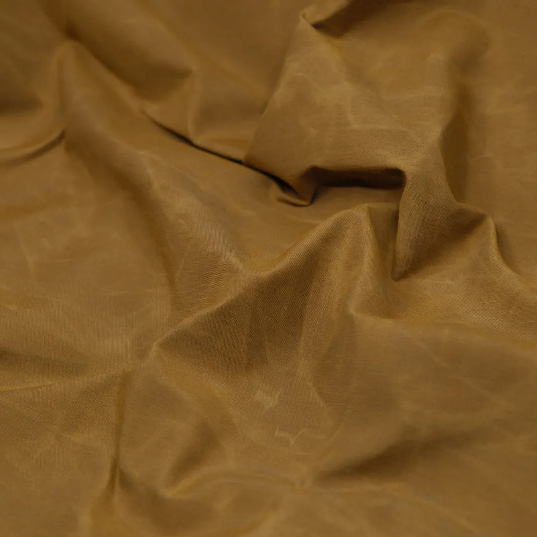 Deadstock Dry Waxed Poplin - Tobacco