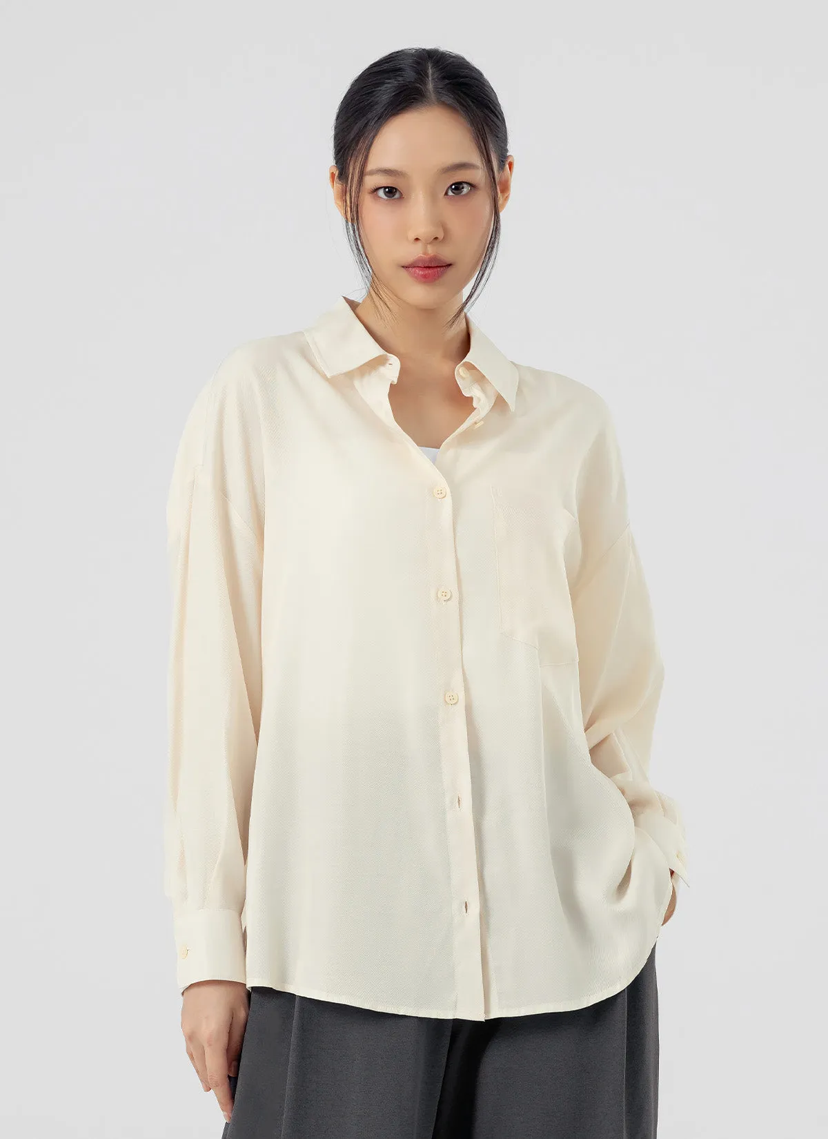 Drape Loose Fit Shirts