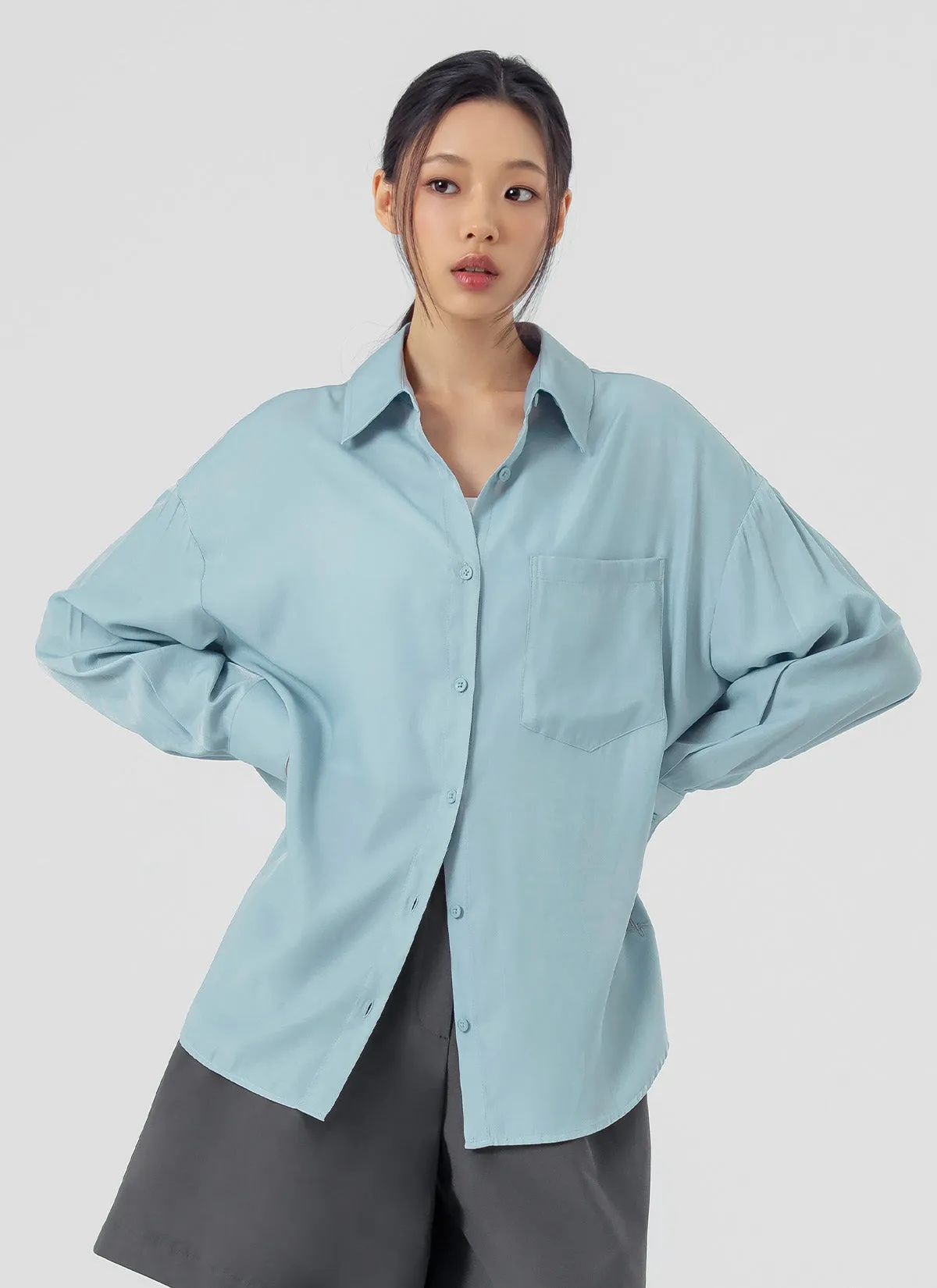 Drape Loose Fit Shirts