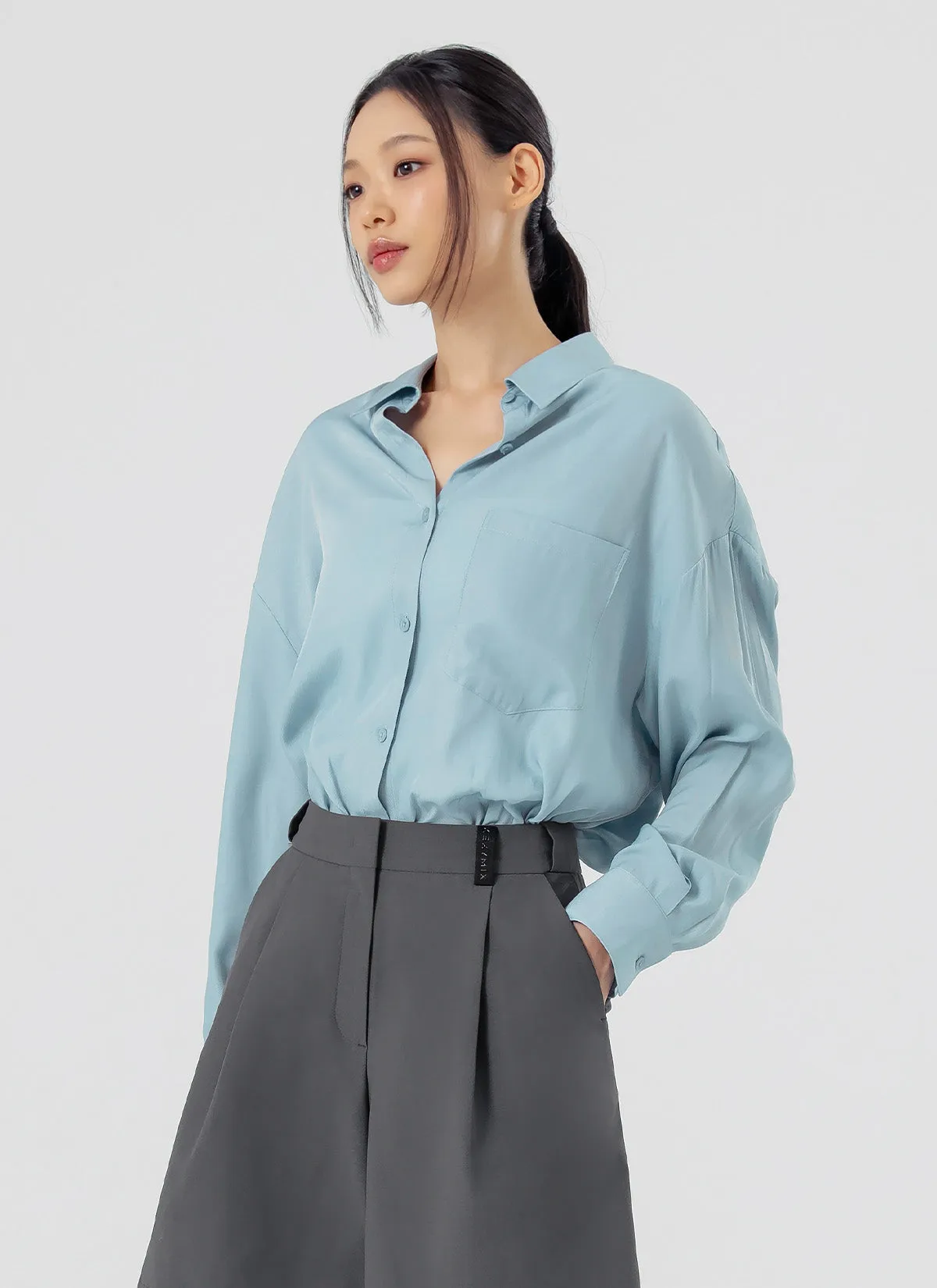 Drape Loose Fit Shirts