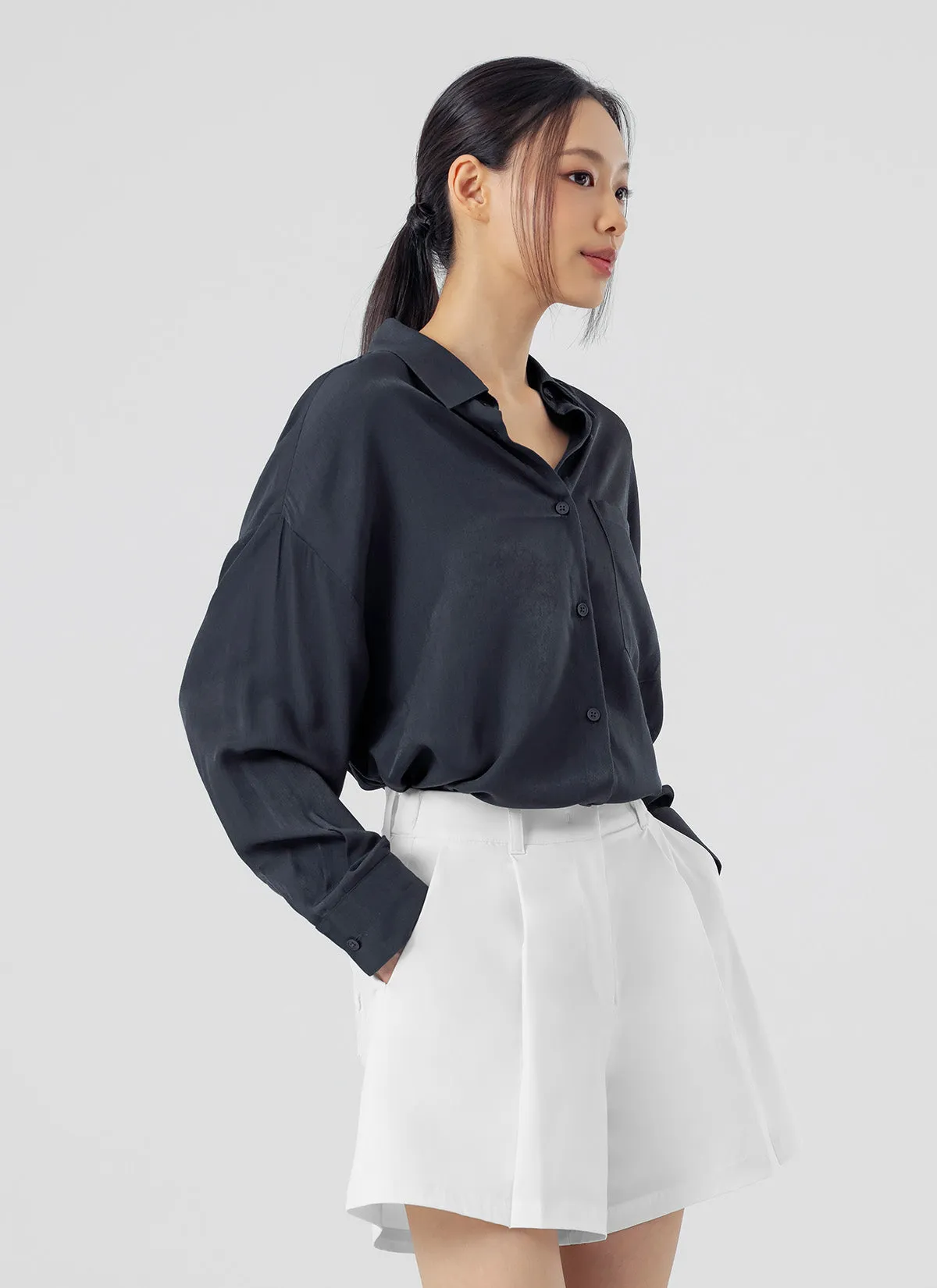Drape Loose Fit Shirts