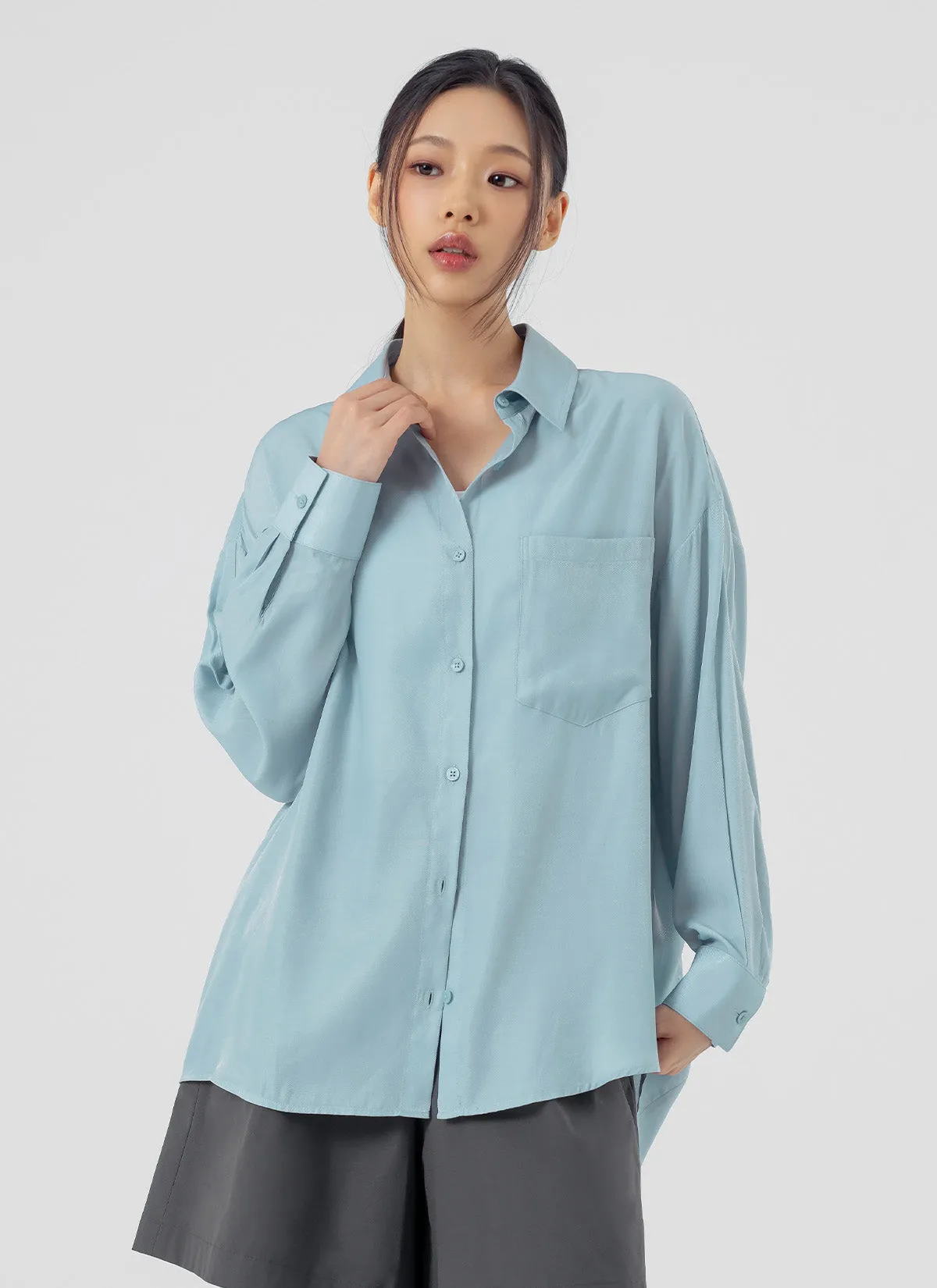 Drape Loose Fit Shirts