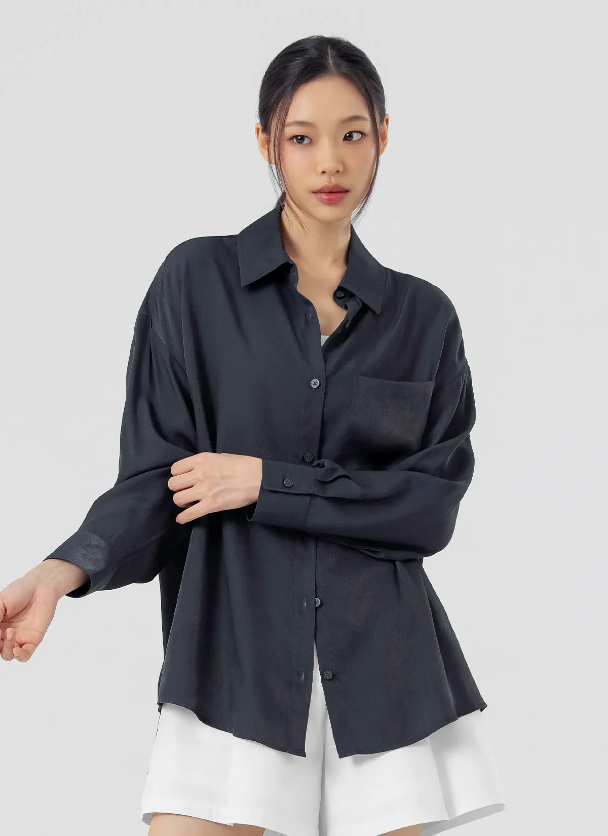 Drape Loose Fit Shirts