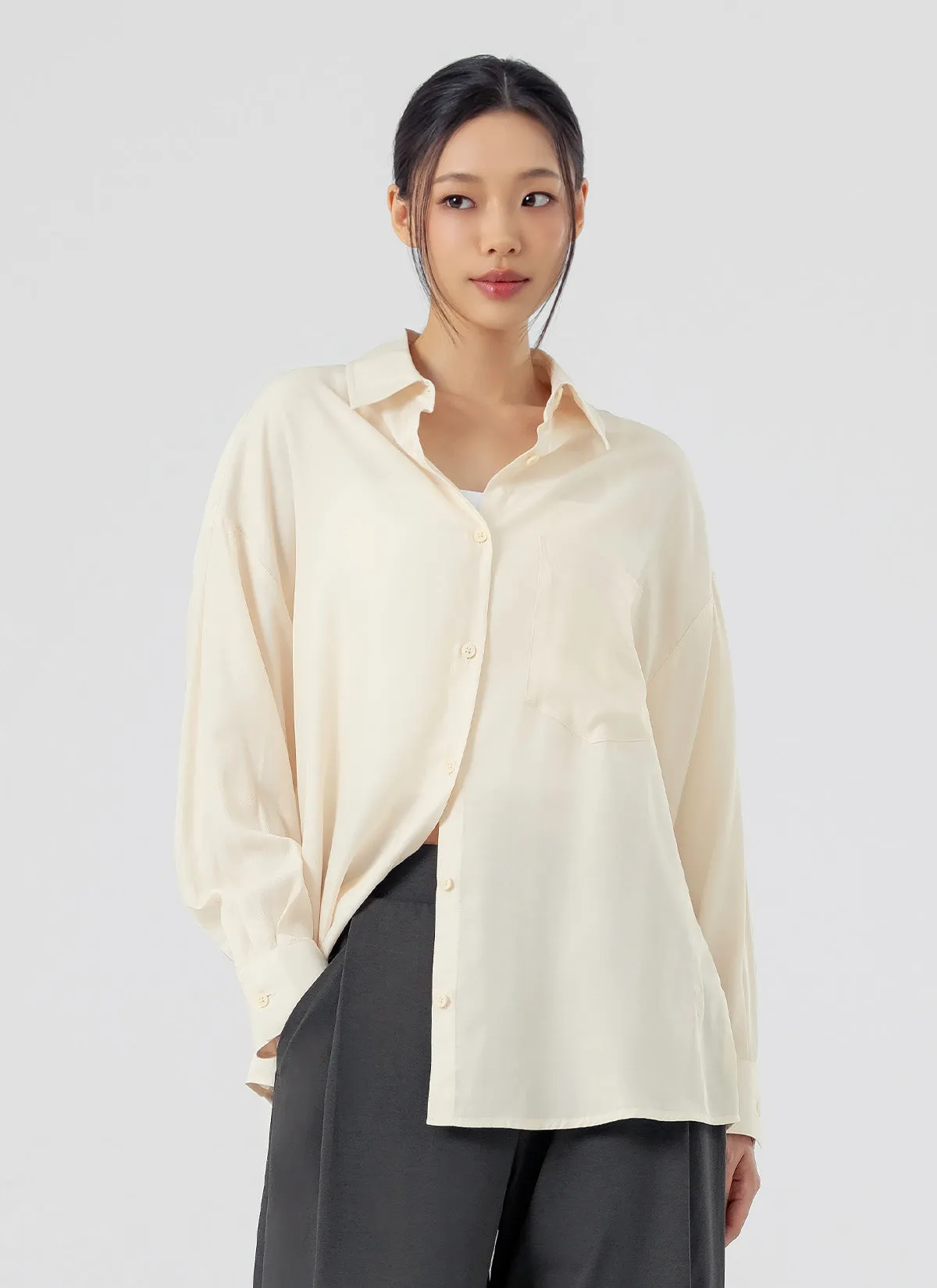 Drape Loose Fit Shirts