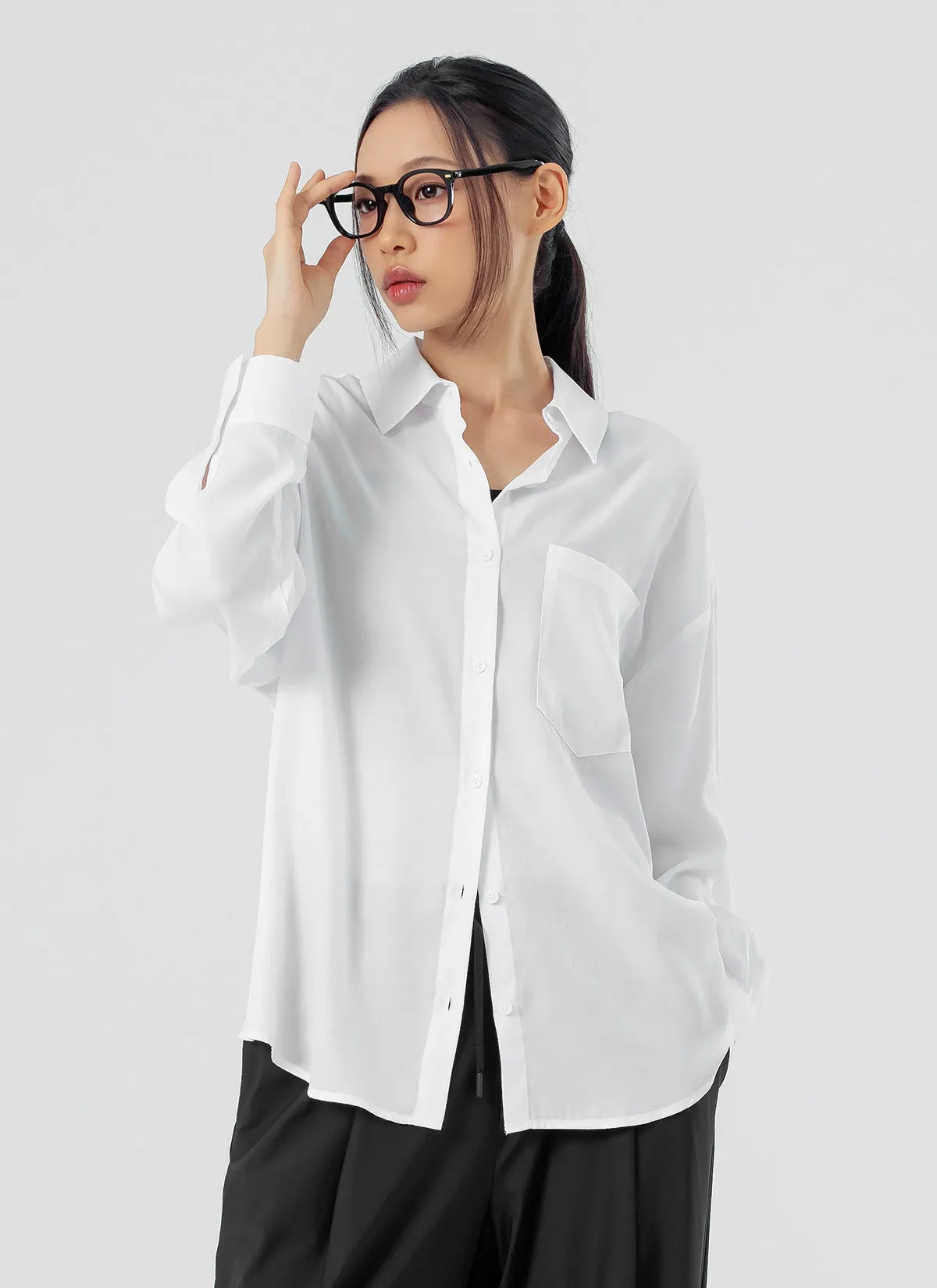 Drape Loose Fit Shirts