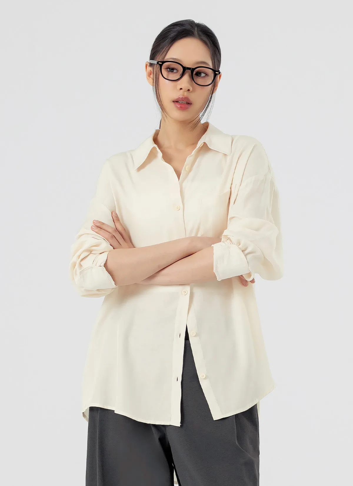 Drape Loose Fit Shirts