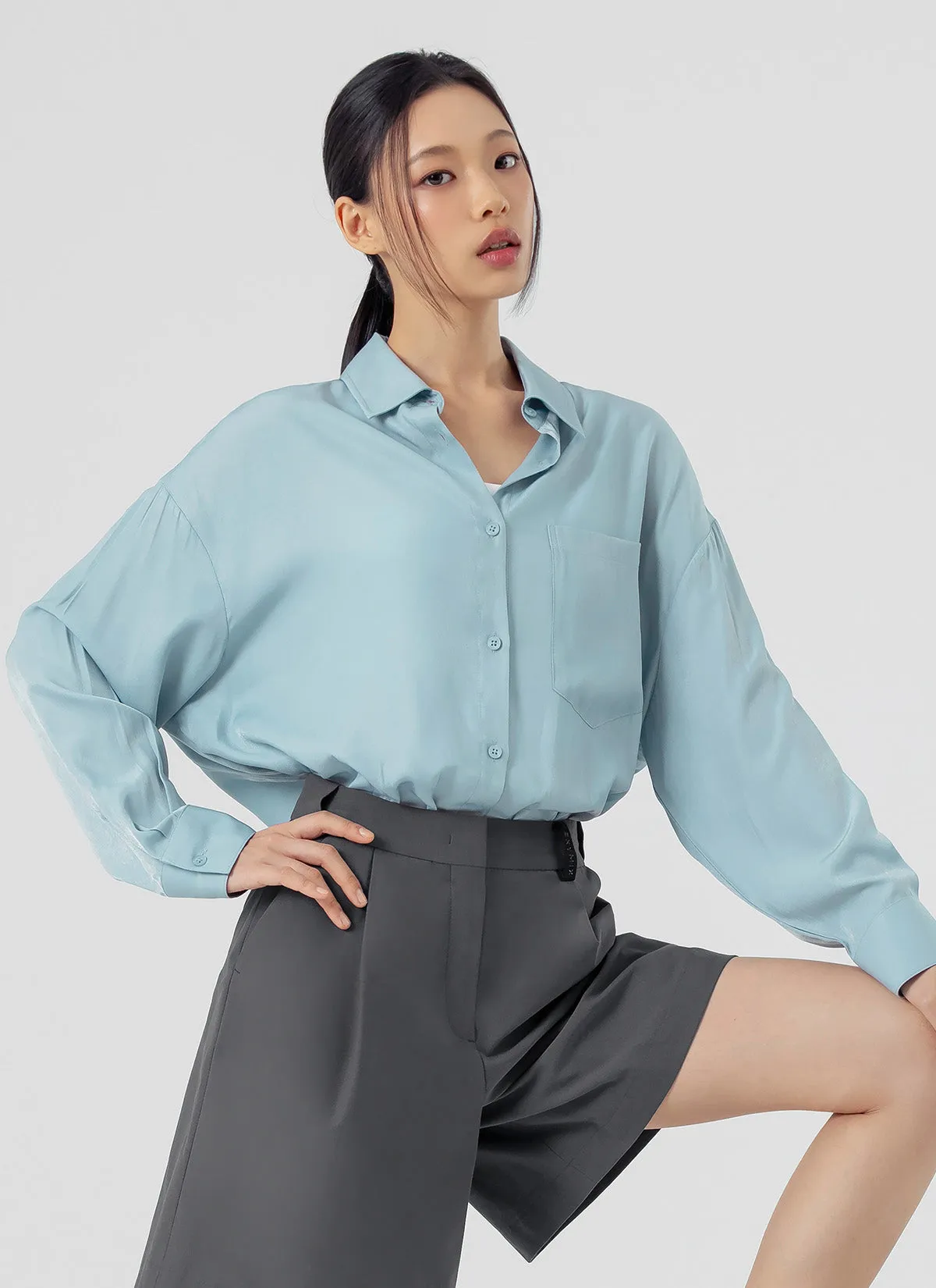 Drape Loose Fit Shirts