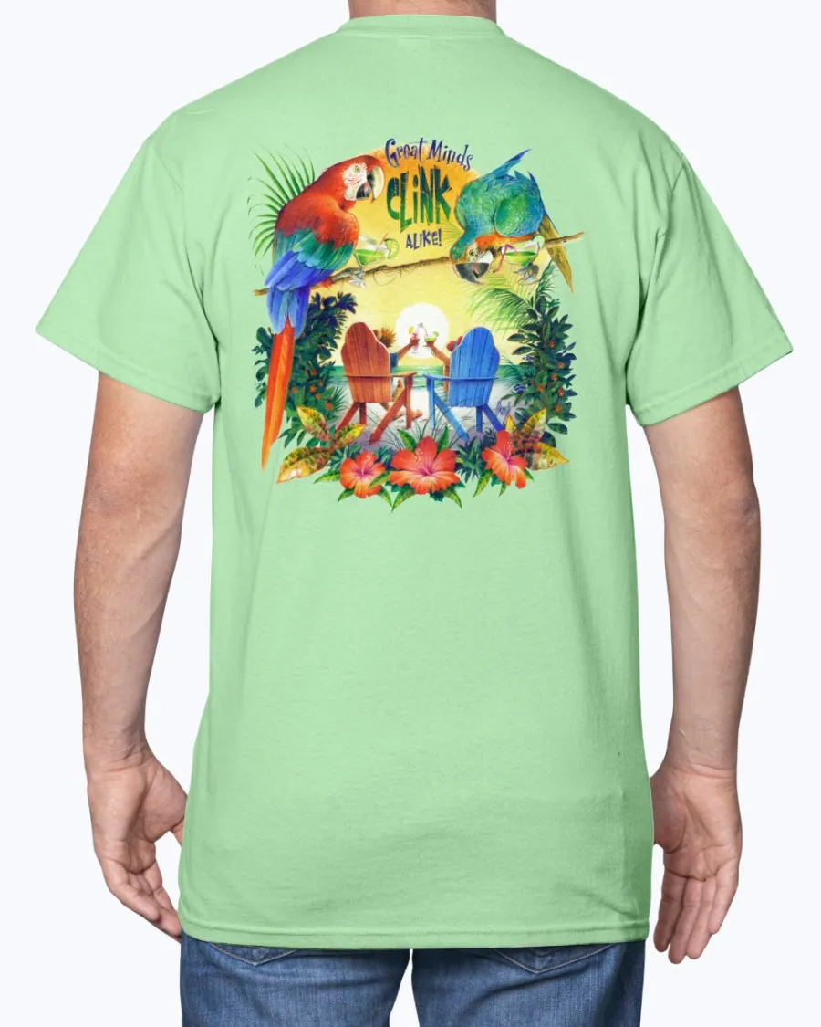 Great Minds Clink Alike T-shirt