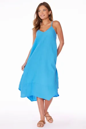 HANDKERCHIEF HEM MAXI DRESS
