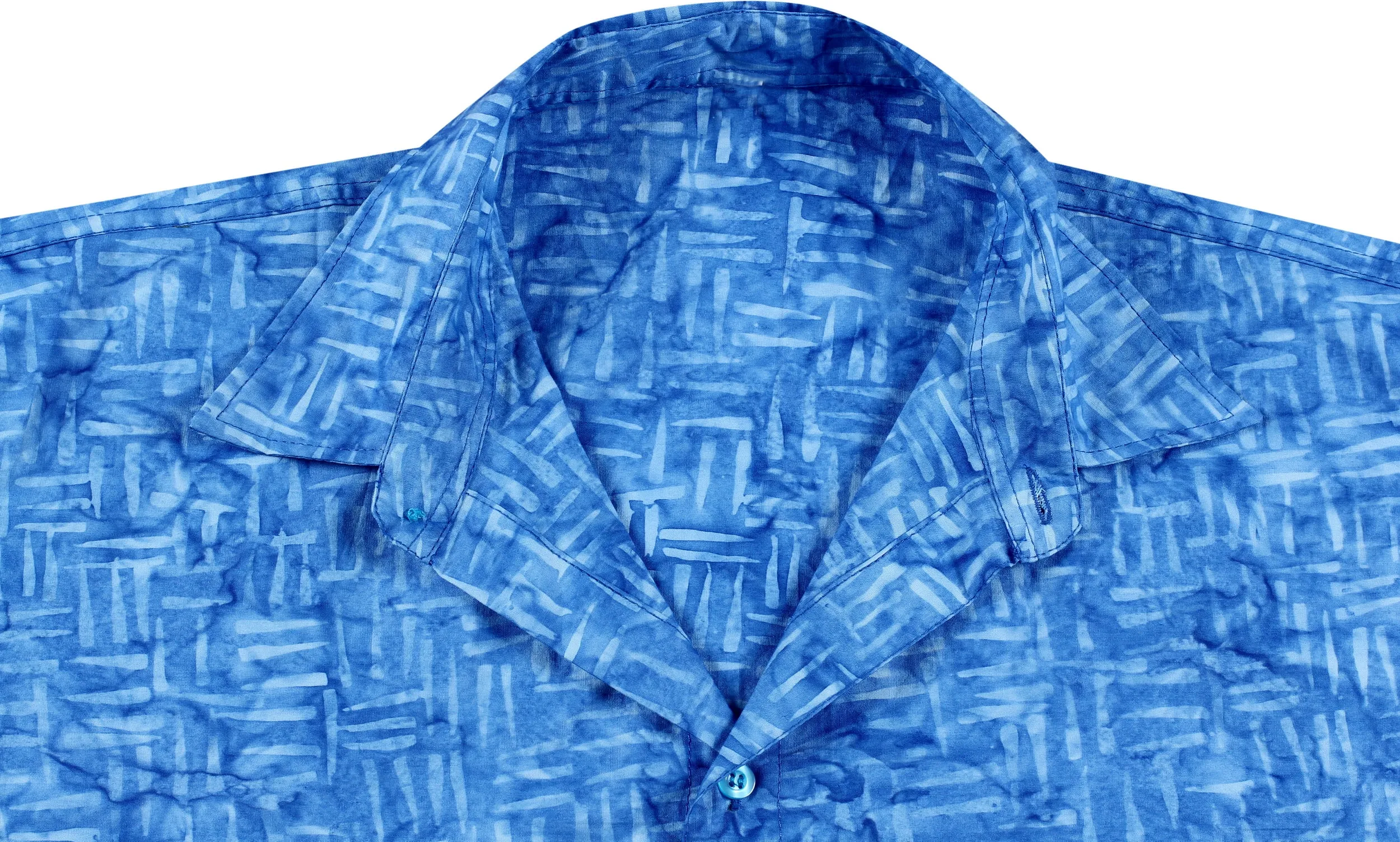 LA LEELA Men's Wear Summer Everyday Essentials  Casual  Shirt 100% NATURAL COTTON  Hand Printed .
