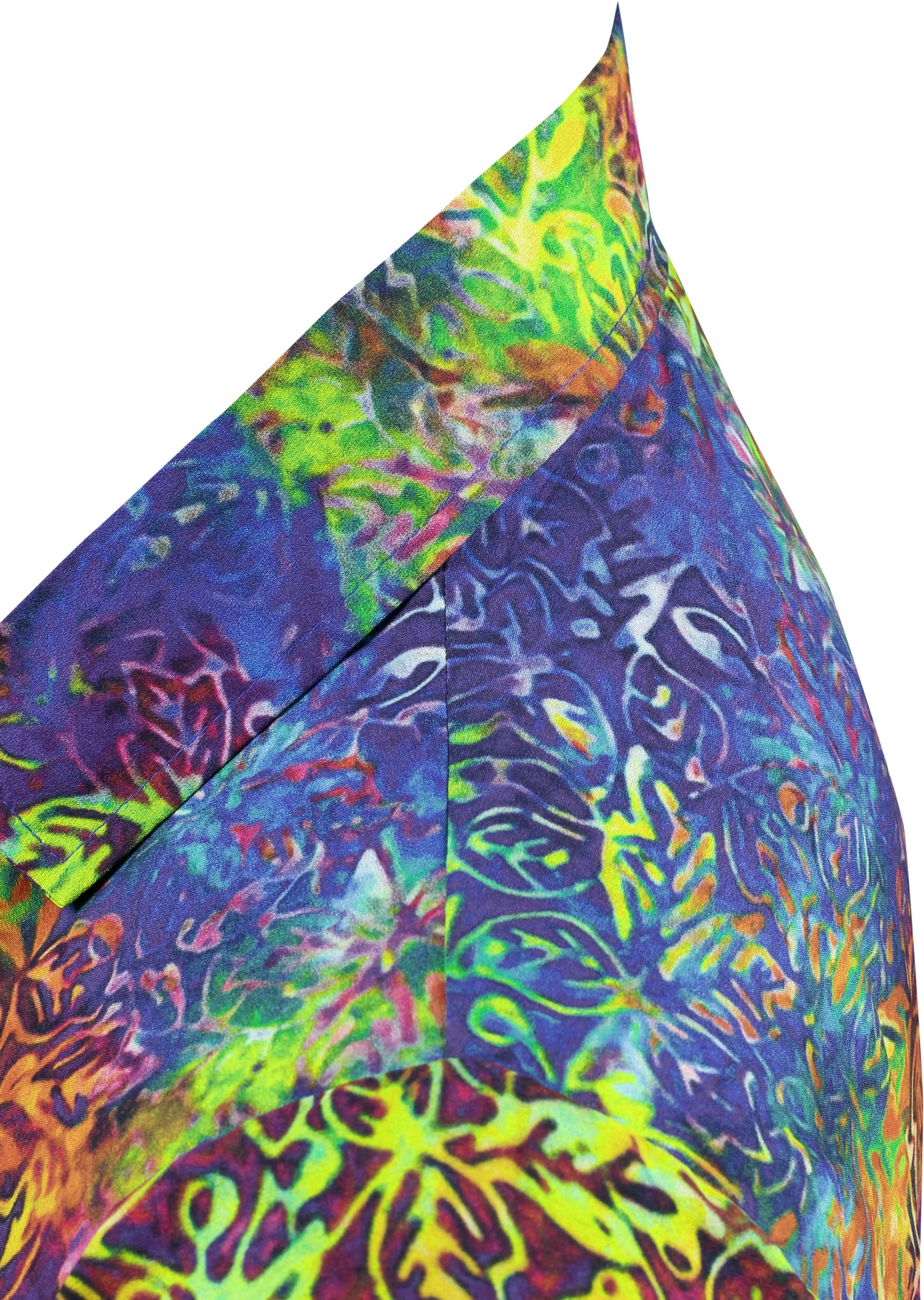 LA LEELA Shirt Casual Button Down Short Sleeve Beach Shirt Men Pocket HD 226 Multicolor