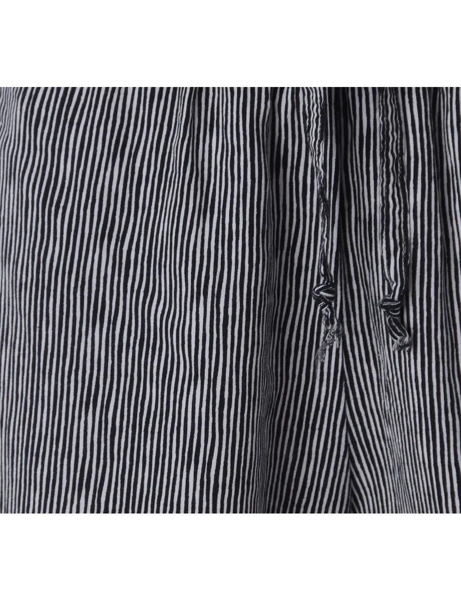 Label Striped Summer Shorts