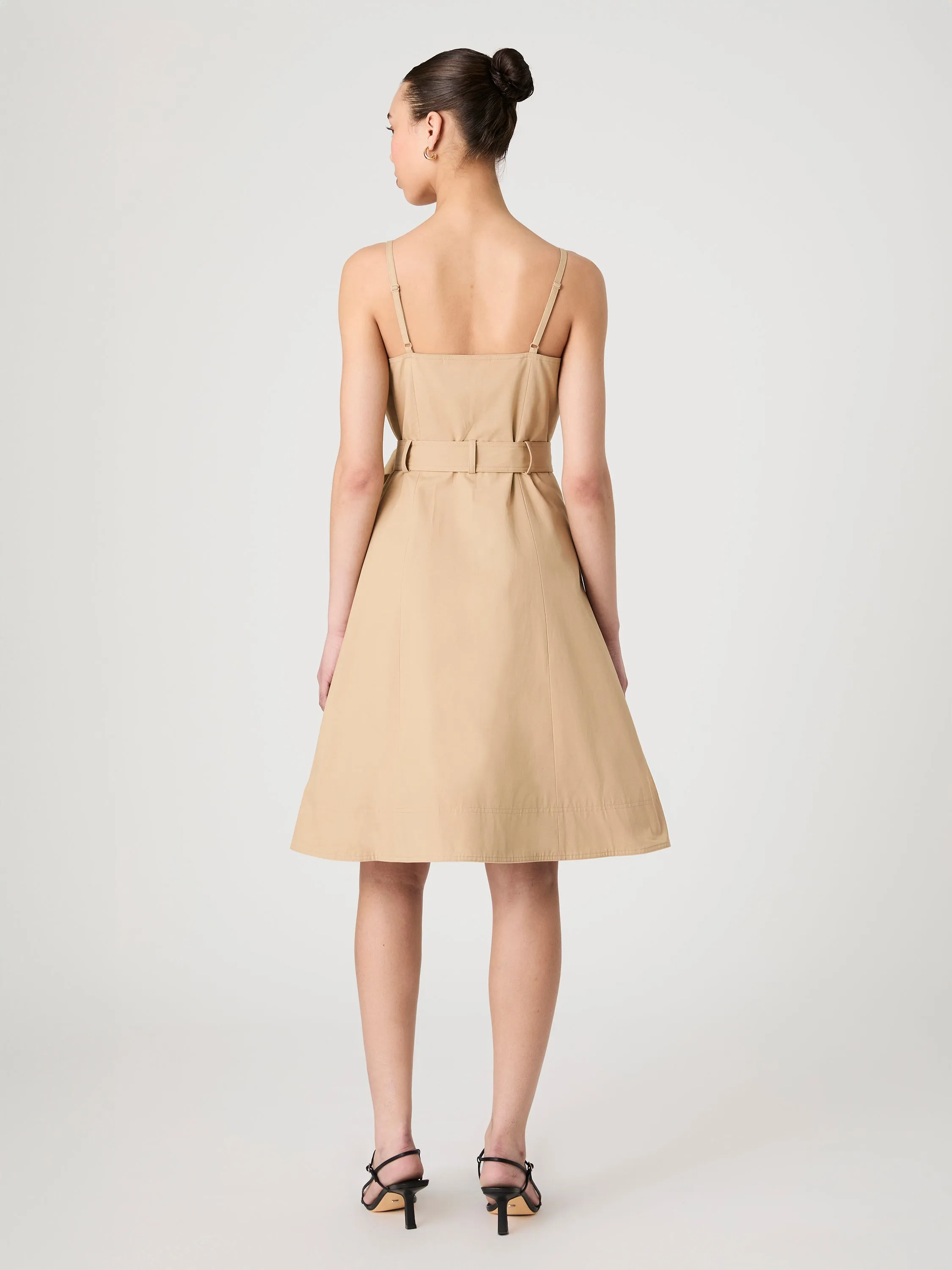 Lightweight Belted Trench Dress
