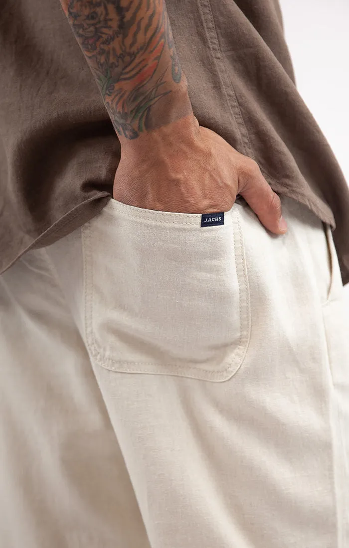 Linen Viscose Beach Pant