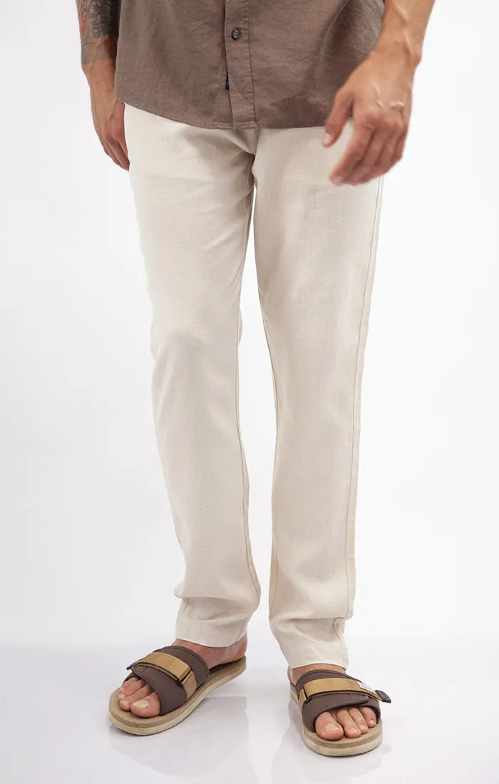 Linen Viscose Beach Pant