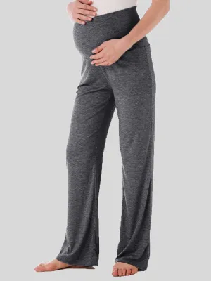Maternity Wide Straight Tube Comfortable Stretch Trousers