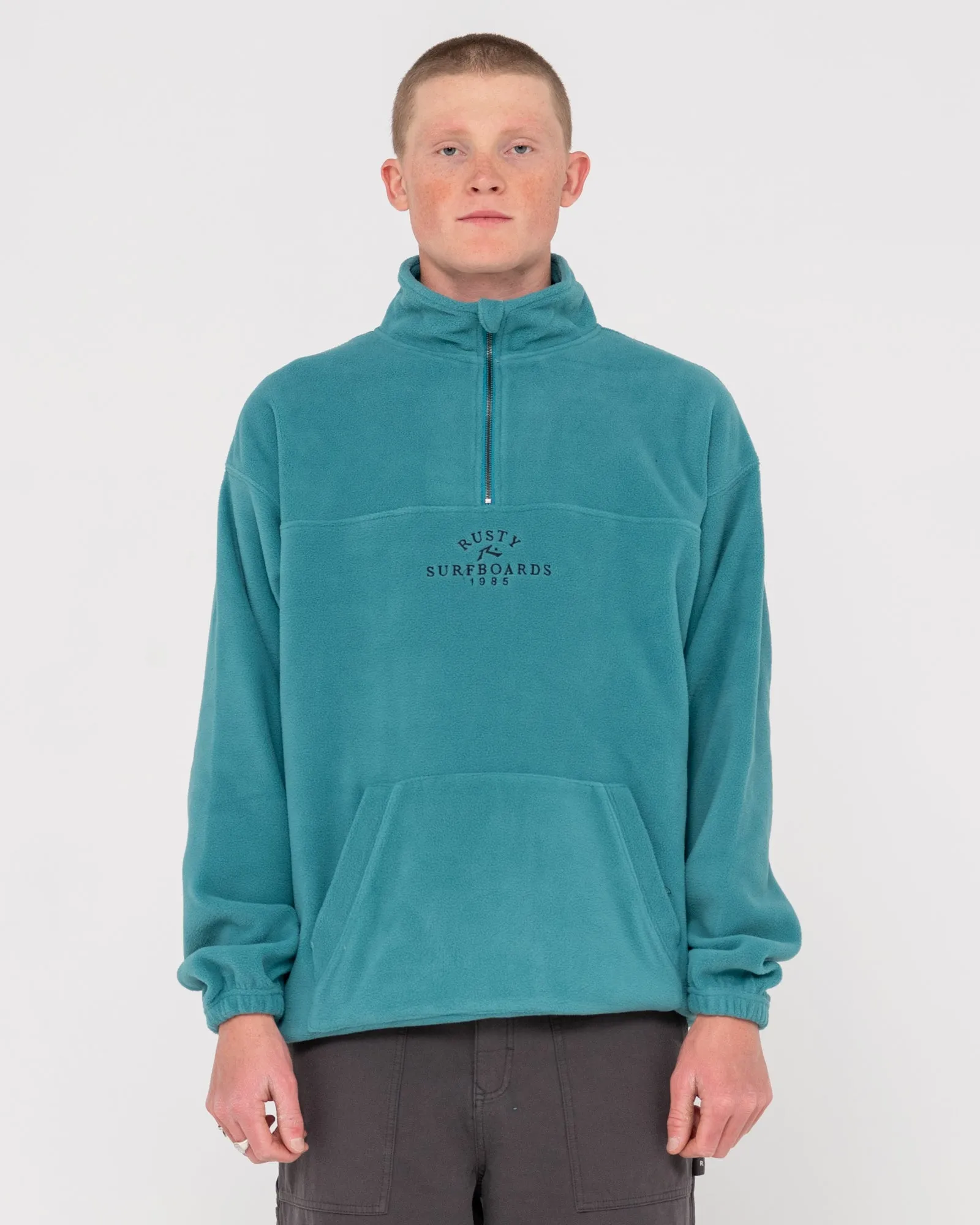 Middle Section Relaxed Crew Polar Fleece