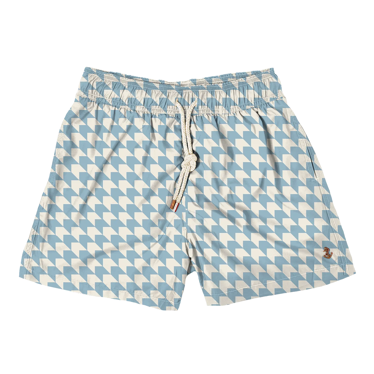 Modern Houndstooth-Sky