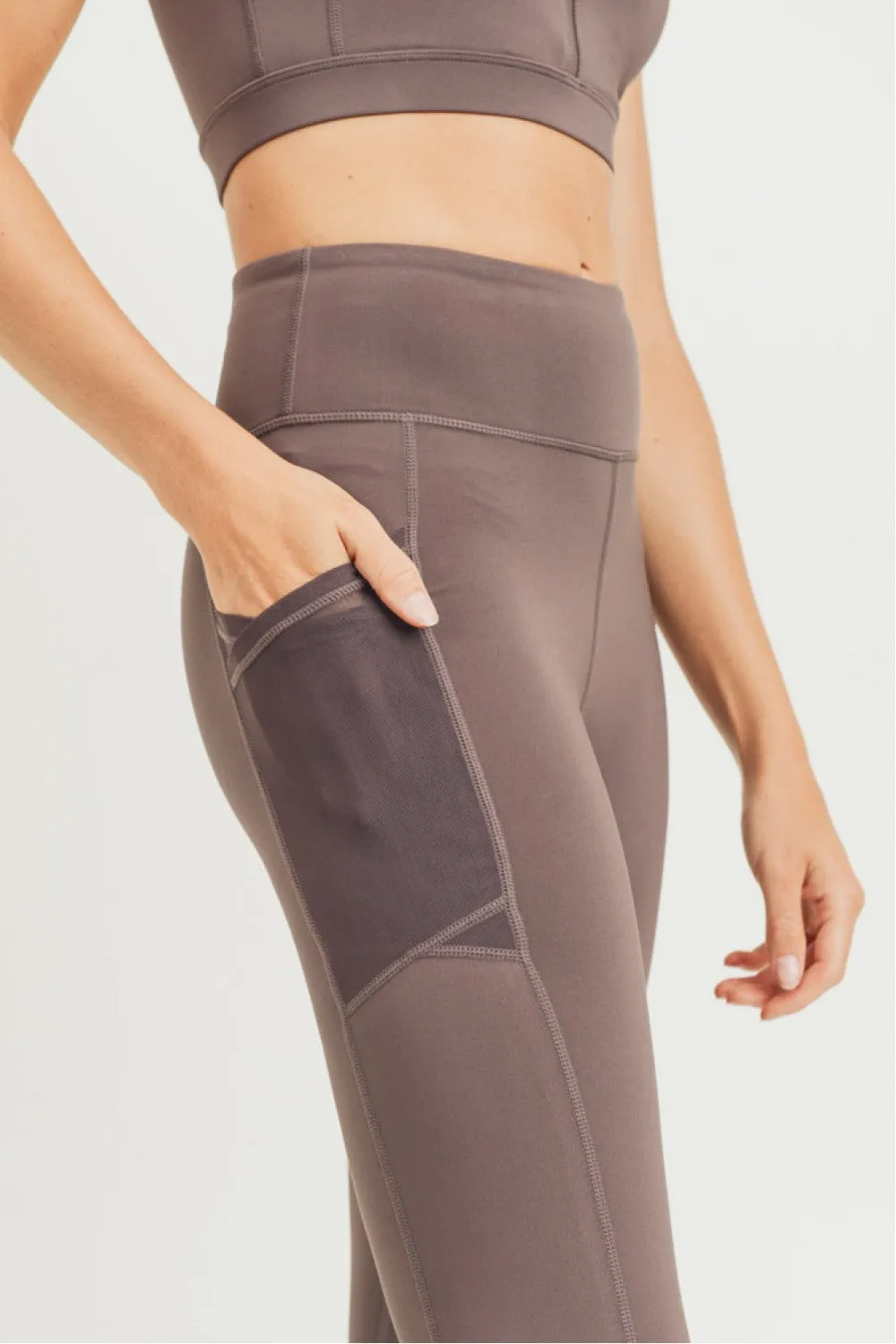 Mono B Peppercorn Zip Up Racerback Sports Bra