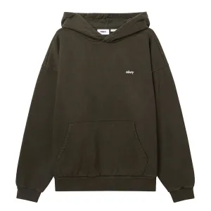 OBEY LOWERCASE PULLOVER PIGMENT HOOD // PIGMENT ROSIN