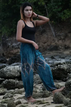 Peacock Harem Pants Women Baggy Summer Festival PJ04