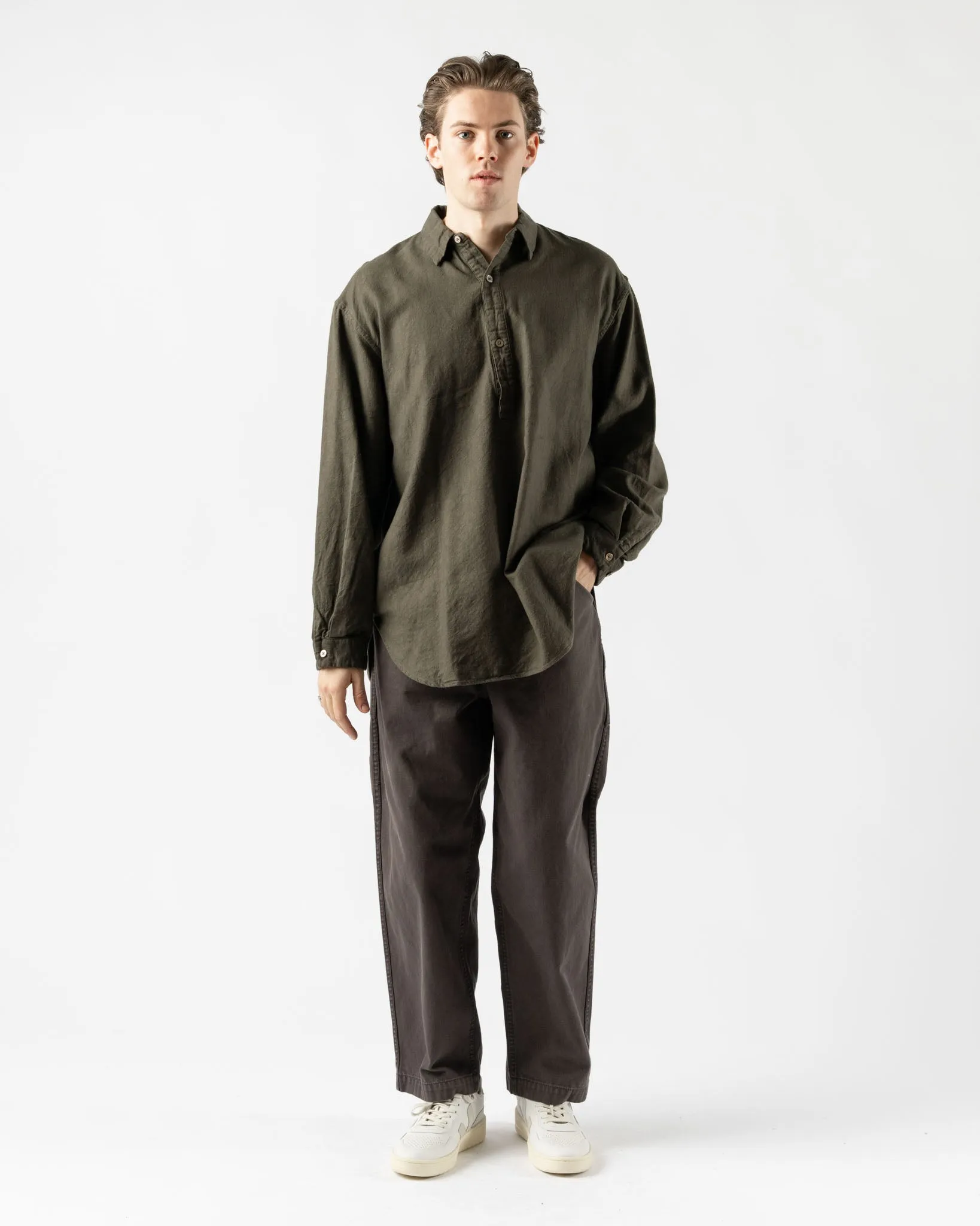 Pilgrim Surf   Supply Minimalist Salathe Pant in Charcoal