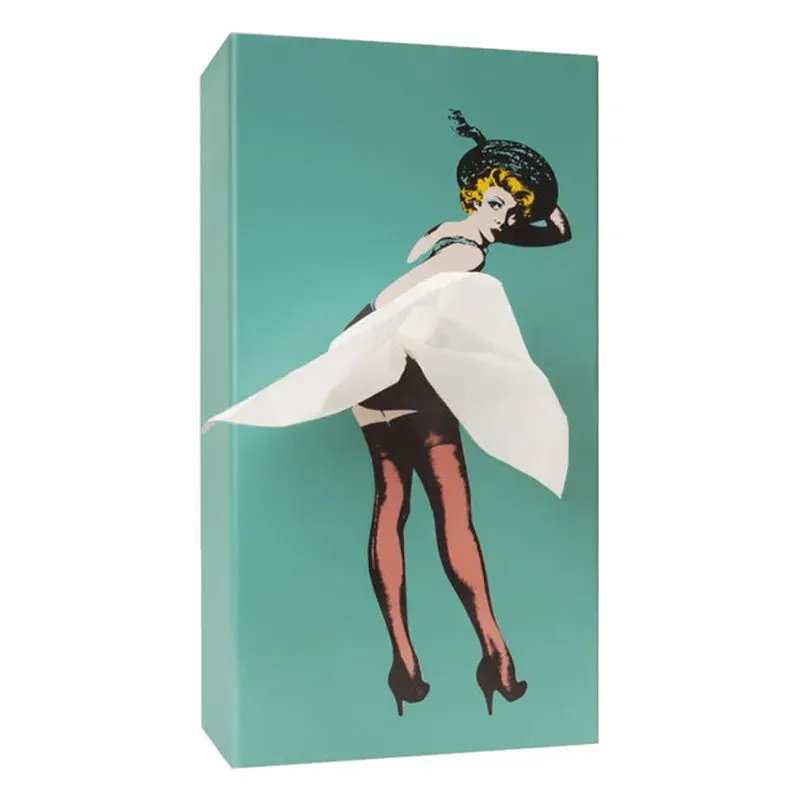 Pin Up Girl Tissue Box