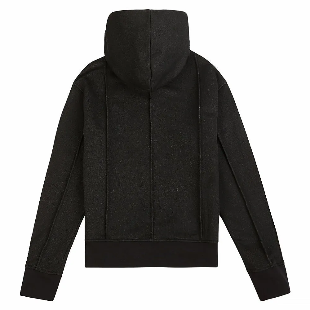 Pintuck Hoodie | Black