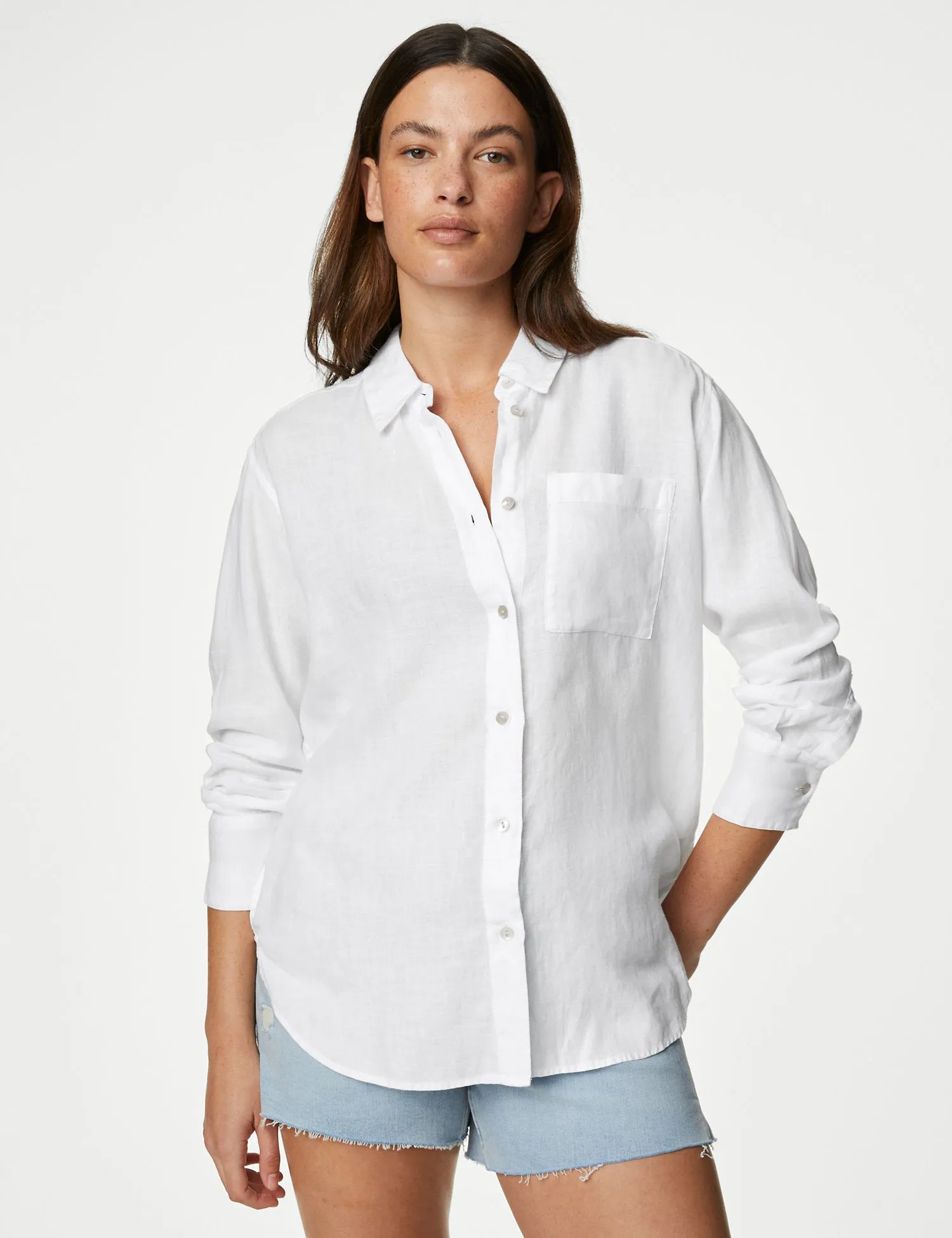 Pure Linen Relaxed Shirt