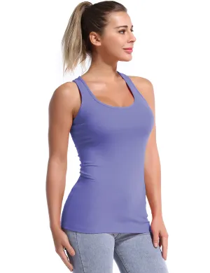 Racerback Athletic Tank Tops lavender_Golf
