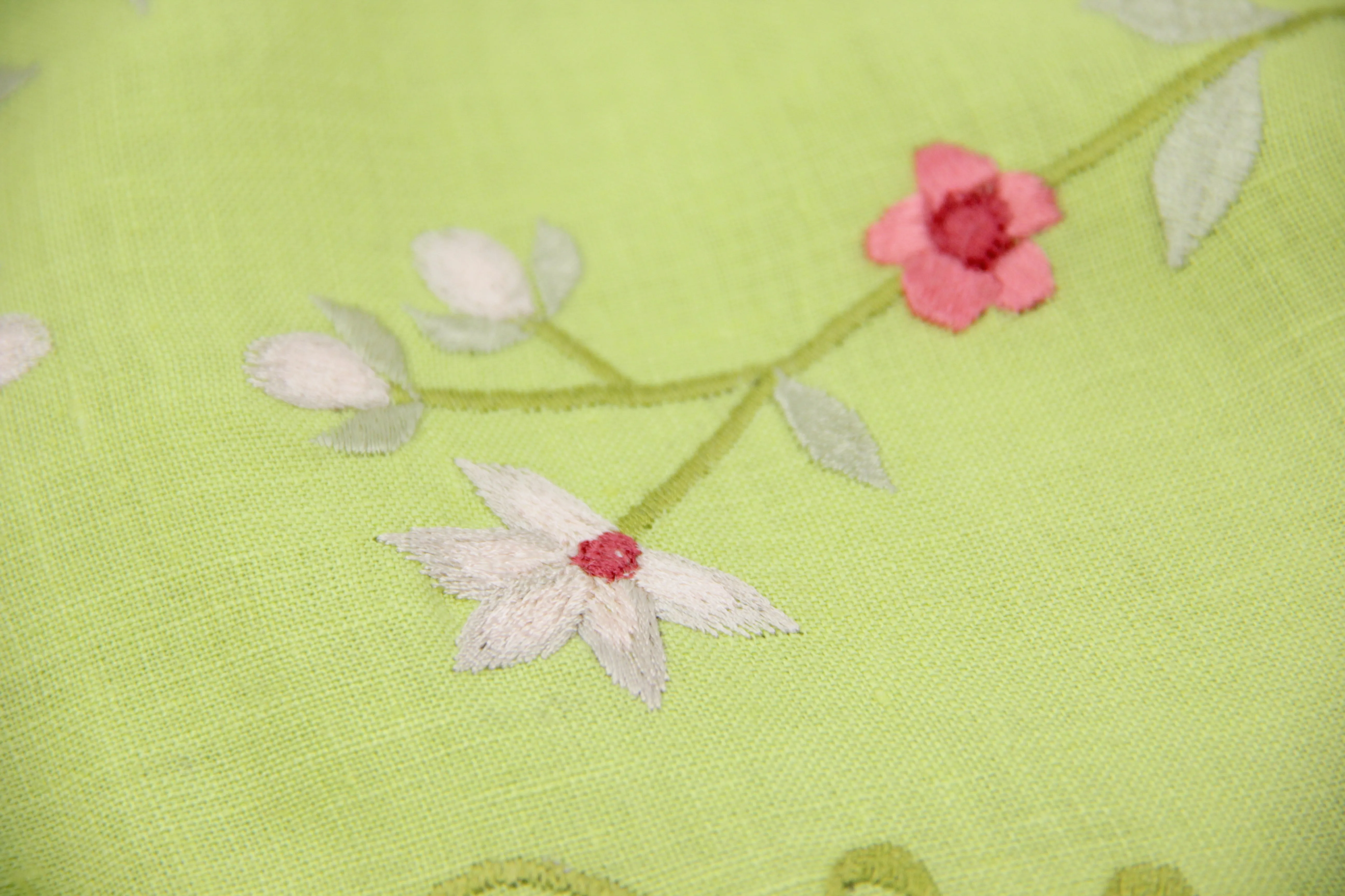 Renato Nucci Lime Green Sleeveless Linen Dress, Size M